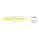 Downlight panel LED Redondo 85mm Blanco 3W 